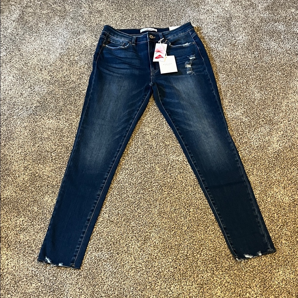 KanCan Dark Blue Skinny/High Rise Jeans